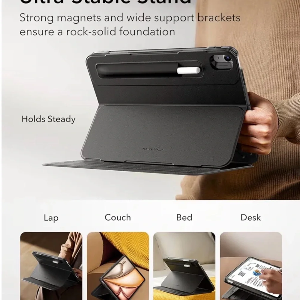 ESR For IPad Air 11 Inch Magnetic Tablet Case - Black